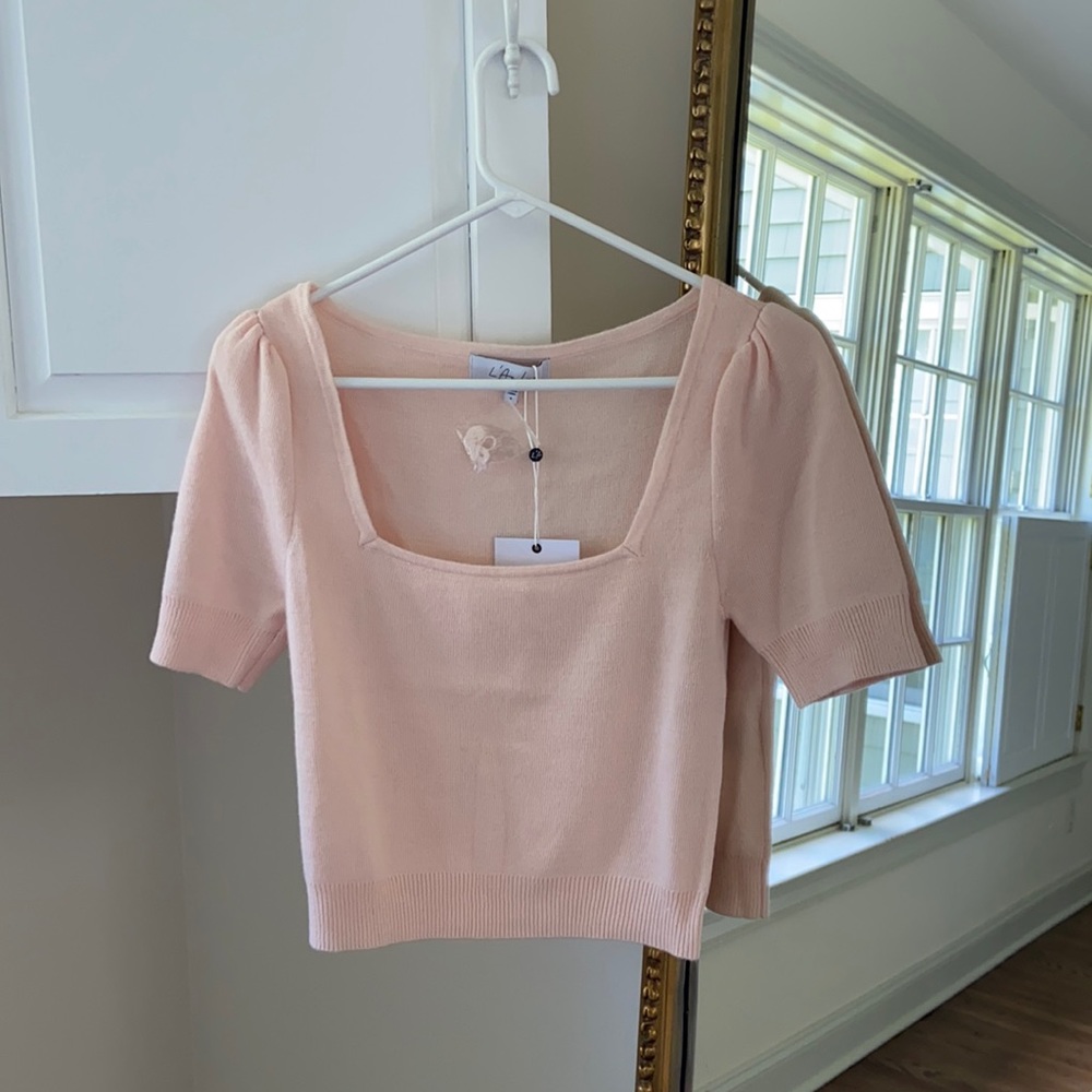 L’Academie Peony Sweater in Pink